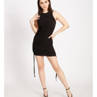Missguided Ruched Side Bodycon Midi Dress