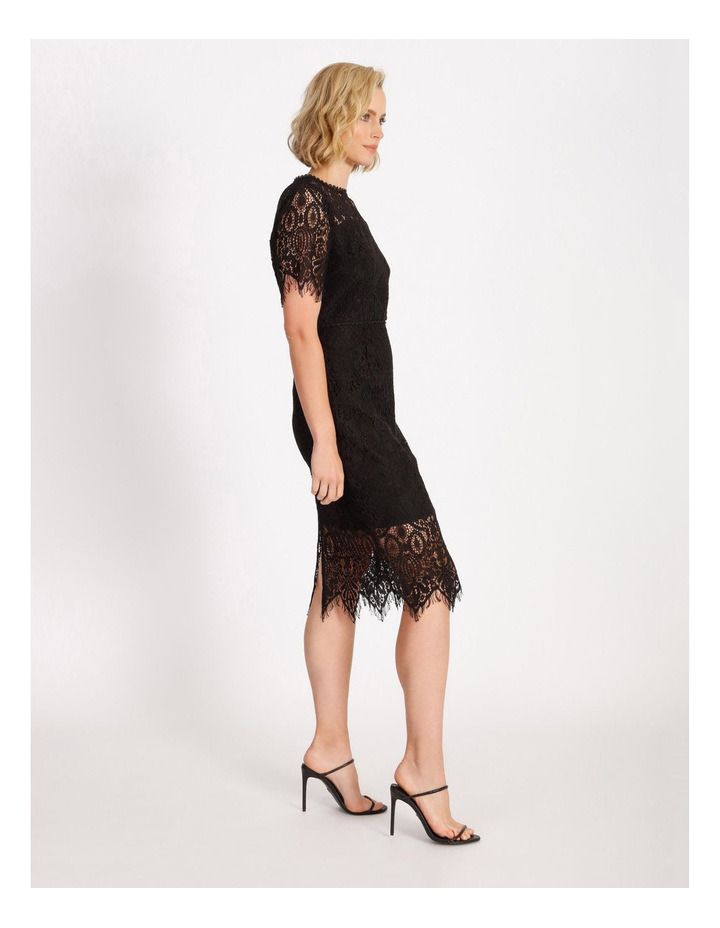 Wayne Cooper Lace Midi Dress Black - Image 5