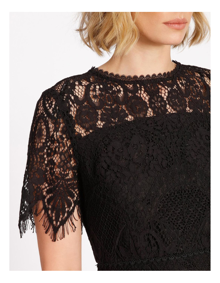 Wayne Cooper Lace Midi Dress Black - Image 3