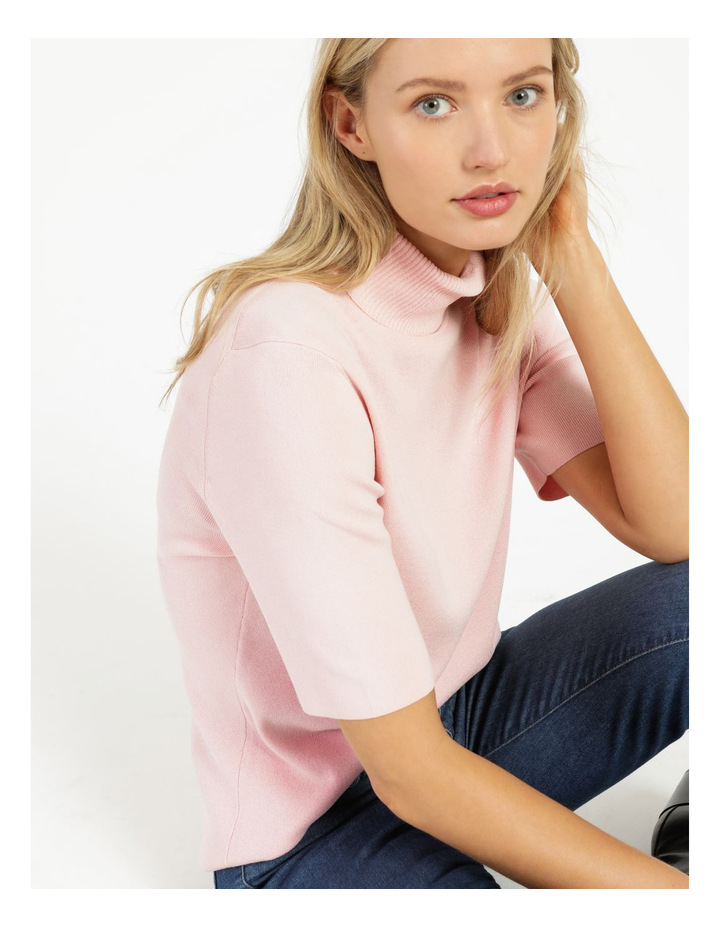 Anne Klein Elbow Sleeve Turtleneck - Image 5